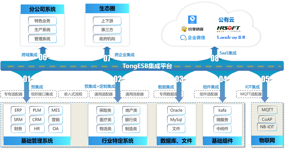 主流的esb集成软件有哪些?